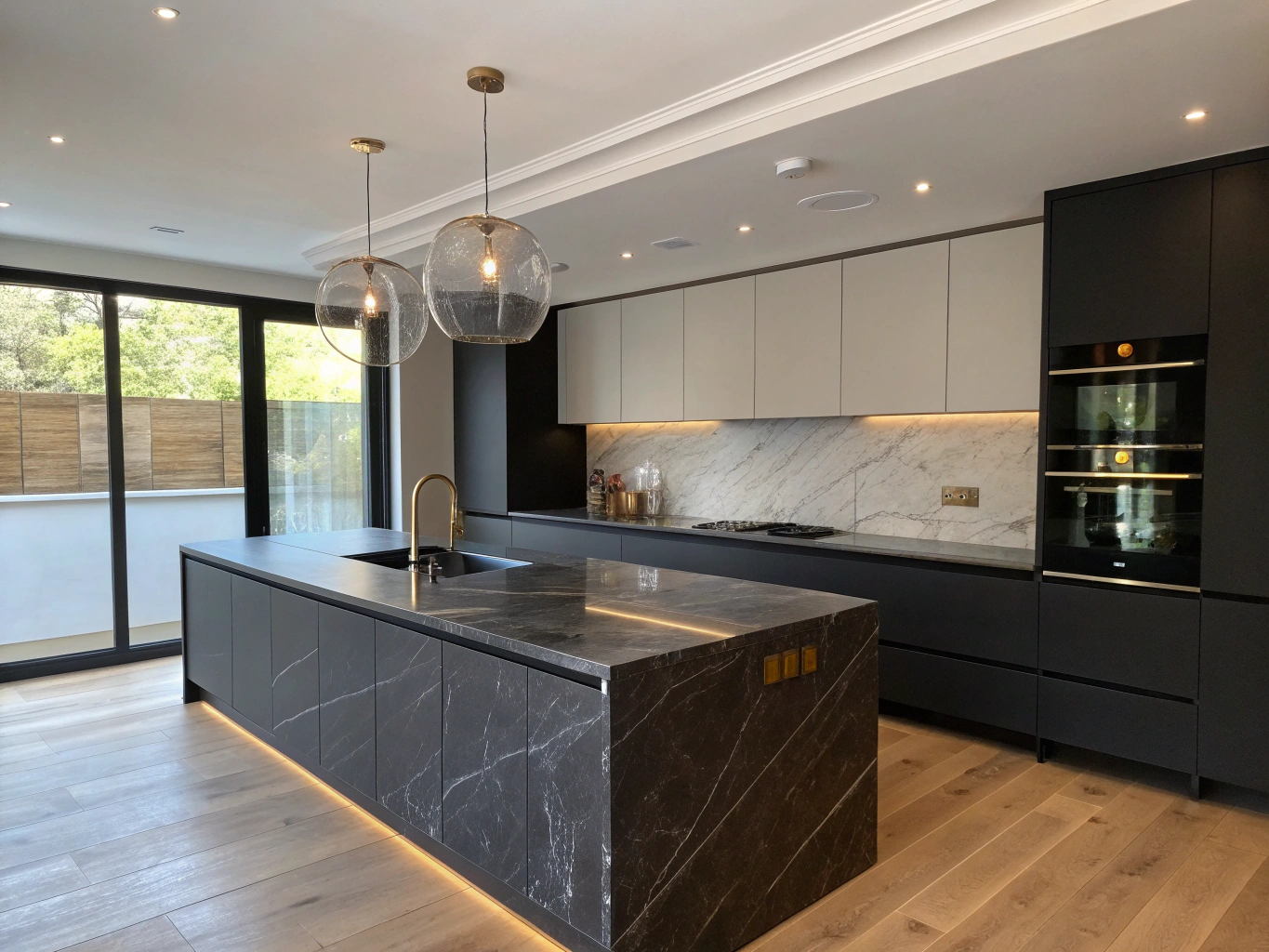 Baulkham Hills Kitchen Renovation - Luxury Finishes High-end kitchen renovation in Baulkham Hills with premium cabinetry, stone benchtops and designer appliances