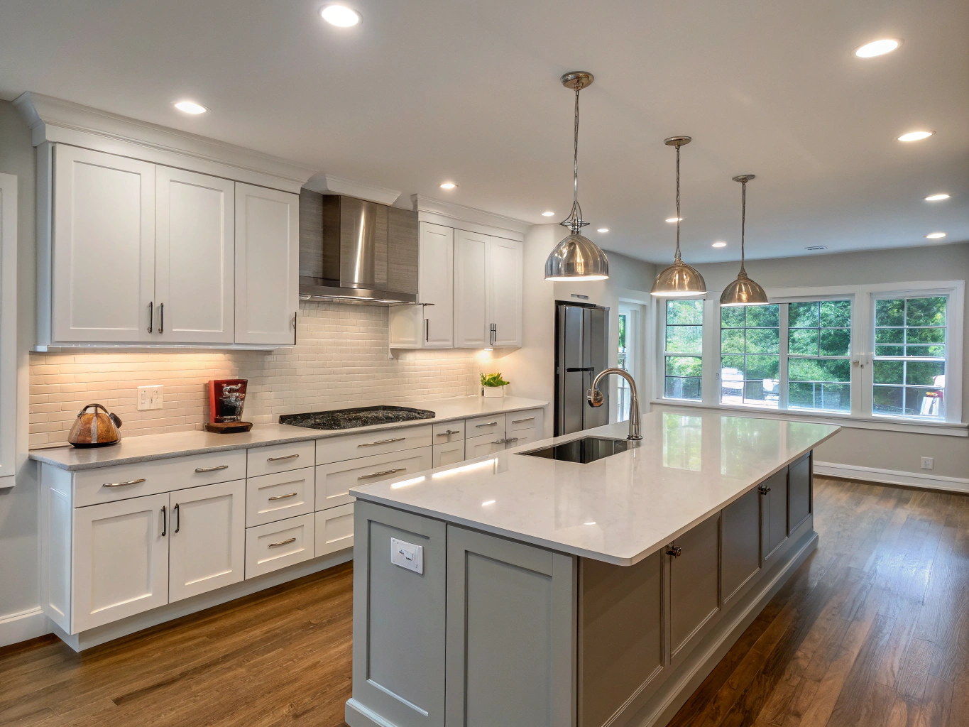 Kitchen Before Renovation - Hills District Outdated kitchen with old cabinetry, worn benchtops and dated fixtures requiring complete renovation